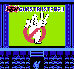 New Ghostbusters II (Japan) Title Screen